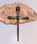 Iron Nail Cross Wall Decor – Rustic Christian Gift - Housewarming Gift - Easter - 6th Iron Anniversary - Birthday -Christmas -FREE GIFT BOX