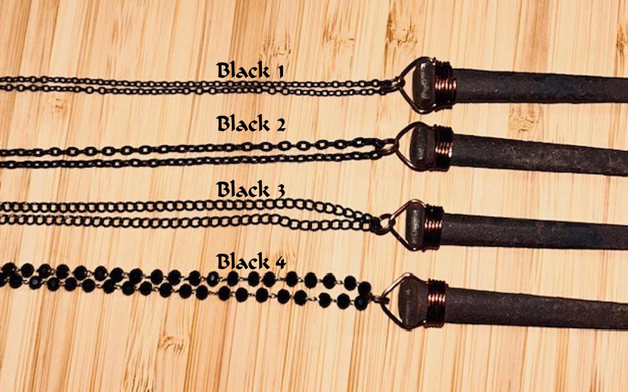 Christian Iron Nail Cross Necklace – Crucifix Pendant w Red Chain 2 - Red 2th Anniversary - Birthday Gift - Hand Forged 1815 - FREE GIFT BOX