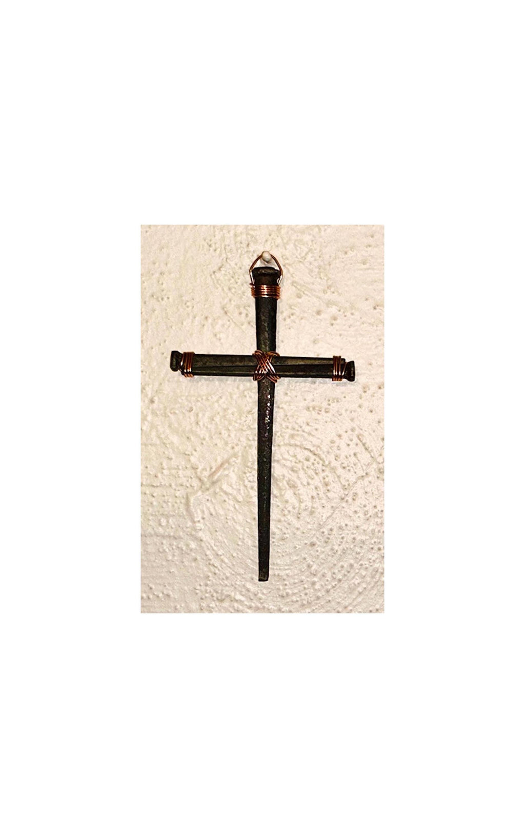 Iron Nail Cross - Christian Wall Decor - Housewarming Gift - Easter - Anniversary - Fathers Mothers Day -Birthday -Hand Forged - FREE GIFT B