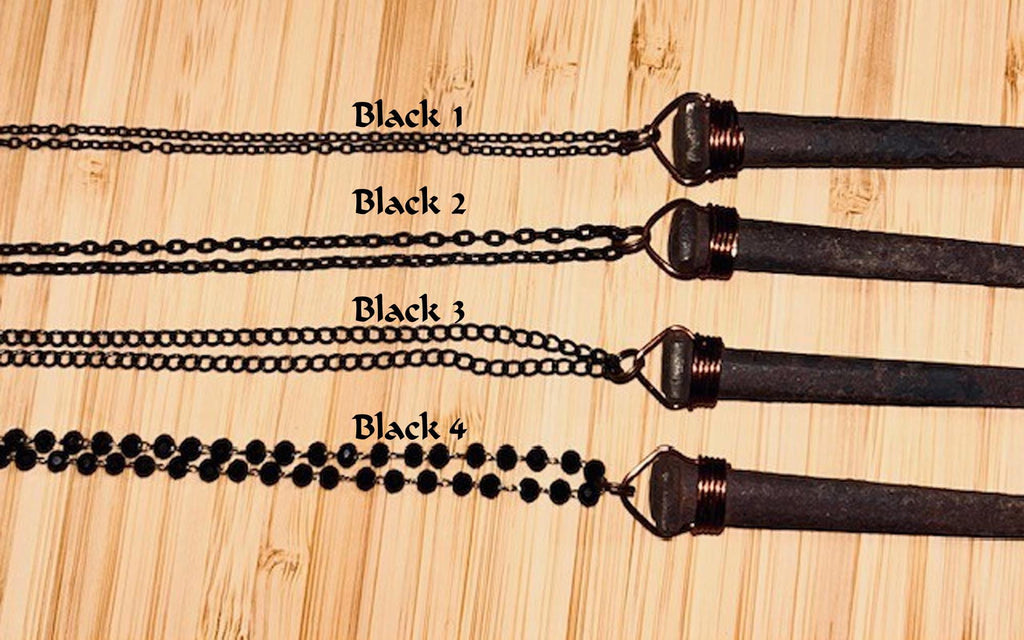 Coffin Nail Pendant Necklace 3" - Gothic Birthday Gift -  Iron 6th Anniversary - 7th Copper -FREE GIFT BOX -Alt -Alternative Vampire Jewelry